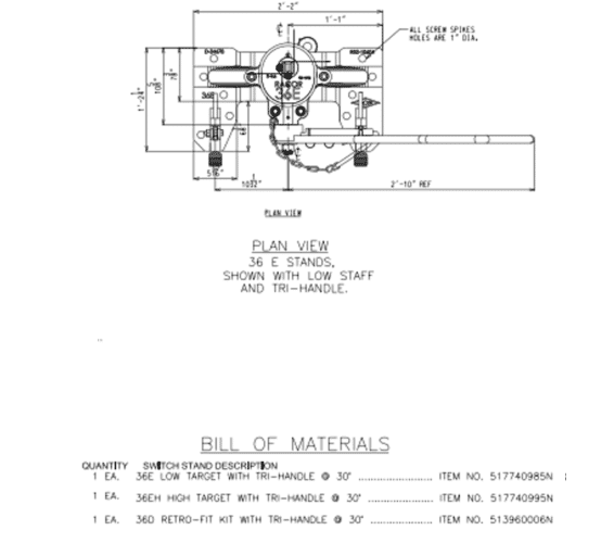 Árbol de Cambio Bajo 36EH